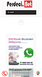Mobile Screenshot of perdeci.net